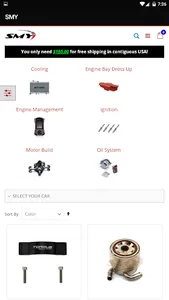 SMY Performance Website screenshot 1