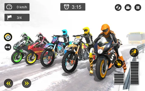 Snow Mountain Bike Racing 2022 screenshot 12