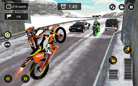 Snow Mountain Bike Racing 2022 screenshot 14