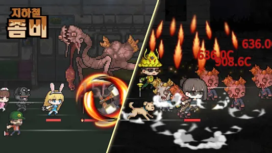지하철 좀비: 방치형 RPG screenshot 6