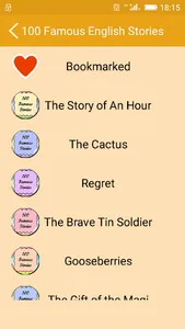 100 Famous English Stories screenshot 1