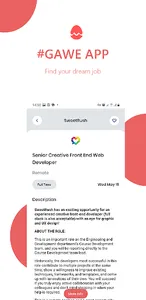 GAWE APP screenshot 2