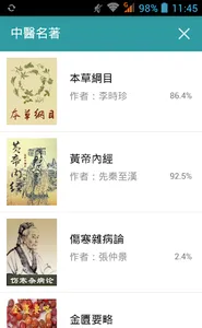 中醫名著 screenshot 0