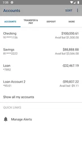 Partners Bank Mobile Banking screenshot 2