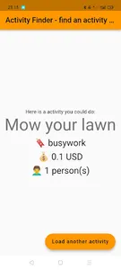 Activity Finder (Bored API) screenshot 0
