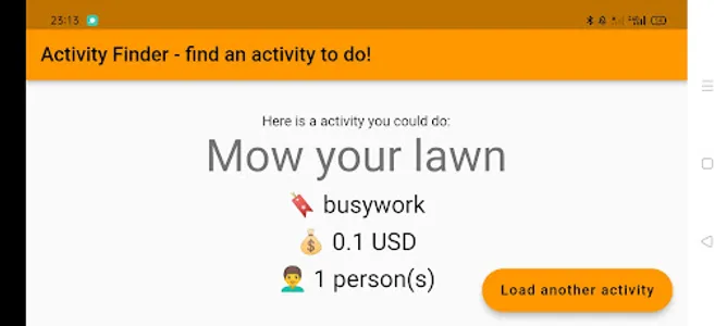 Activity Finder (Bored API) screenshot 1