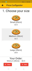 Pizza Configurator screenshot 0