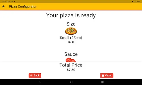 Pizza Configurator screenshot 14