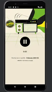 UWM FM live screenshot 2