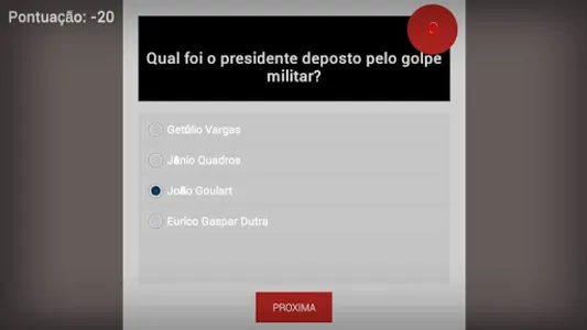 Game Quiz Ditadura Nunca Mais screenshot 1