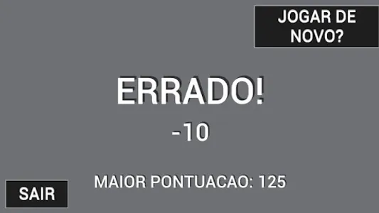 Game Quiz Ditadura Nunca Mais screenshot 6