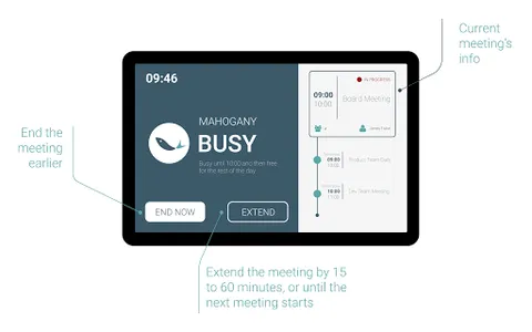 Fishbowl Meeting Room Display screenshot 10