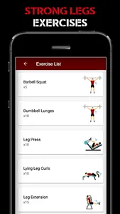 Gym Workout Legs Training App screenshot 12