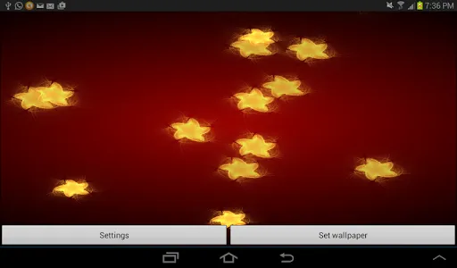 Heavenly Stars LWP Free screenshot 7