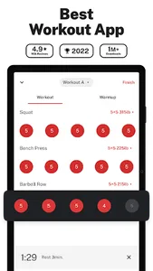 StrongLifts Weight Lifting Log screenshot 8