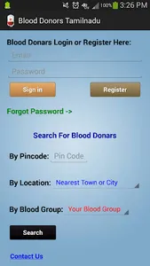 Blood Donors Tamilnadu screenshot 0