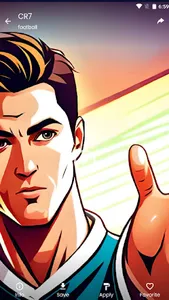Ronaldo anime Wallpaper screenshot 2