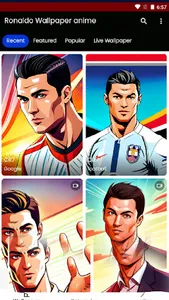 Ronaldo anime Wallpaper screenshot 9