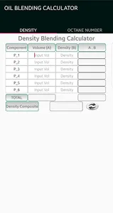 Fuel Oil Blending Calculator screenshot 0