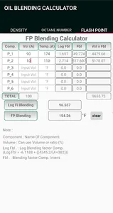 Fuel Oil Blending Calculator screenshot 3