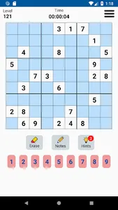 Sudoku screenshot 2