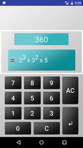 Math Tools - HCF/LCM/Prime fac screenshot 1