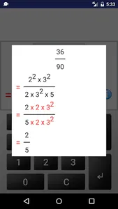 Math Tools - HCF/LCM/Prime fac screenshot 3