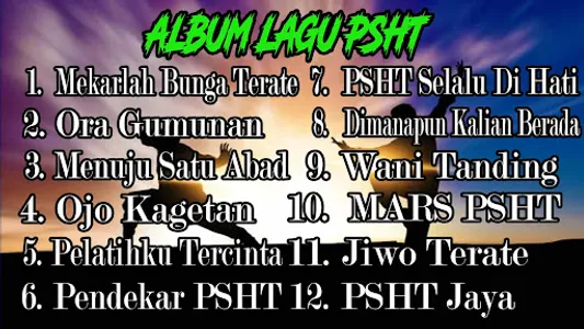Kumpulan Lagu PSHT Offline screenshot 1