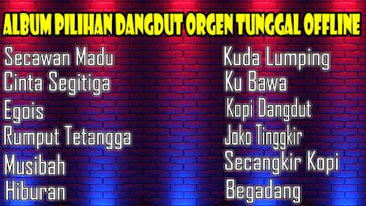 Dangdut Orgen Tunggal Offline screenshot 2