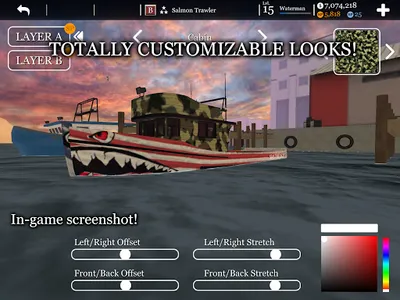 uCaptain: Boat Fishing Game 3D screenshot 11