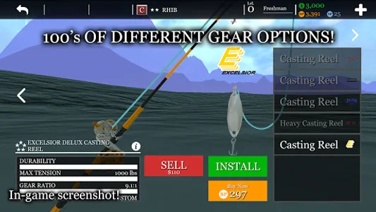 uCaptain: Boat Fishing Game 3D screenshot 7