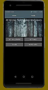 Winter Forest Video Wallpaper screenshot 2