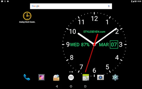 Analog Clock Live Wallpaper-7 screenshot 12