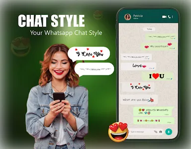 Chat Style for WhatsApp :Fonts screenshot 0