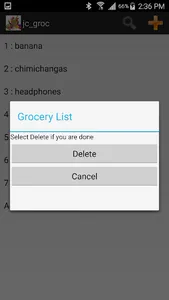 Just a Grocery List screenshot 1