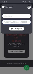 BlogAds Renda online screenshot 3