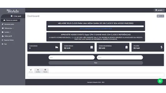 BlogAds Renda online screenshot 8