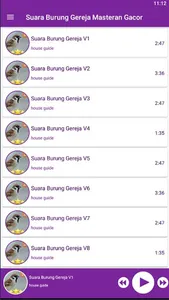Suara Burung Gereja Masteran screenshot 2