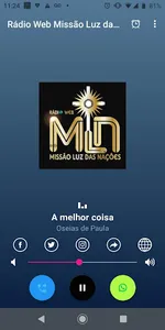Rádio Web Missão Luz das Naçõe screenshot 0