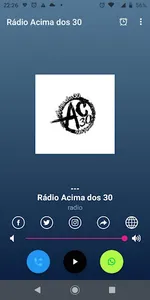 Rádio Acima dos 30 screenshot 2