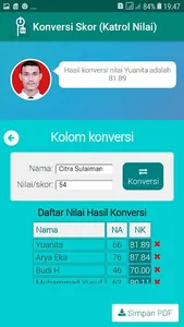 Konversi & Katrol Nilai Siswa screenshot 2