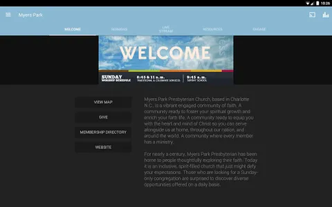 Myers Park Presbyterian Church screenshot 6