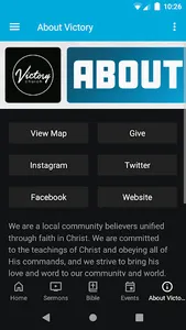 Victory Family Church App screenshot 2