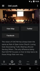 Open Arms Church App screenshot 1