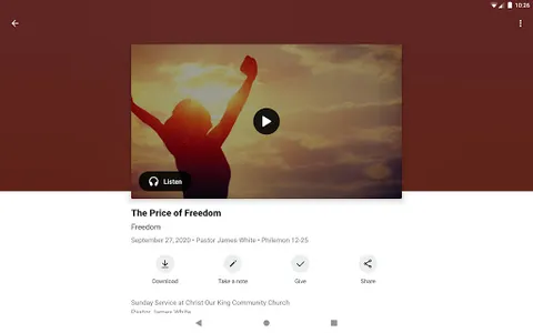 Christ Our King Comm Church screenshot 8