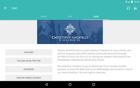 Destiny World Church screenshot 5
