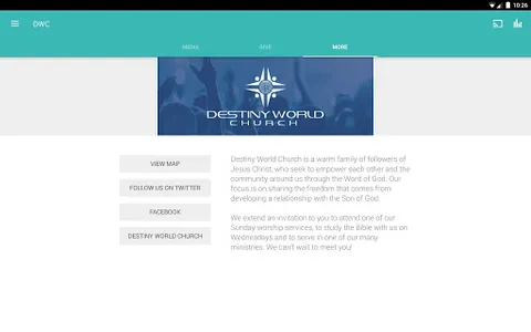 Destiny World Church screenshot 8