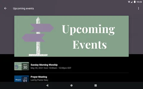 Calvary Baptist Ball Ground screenshot 4