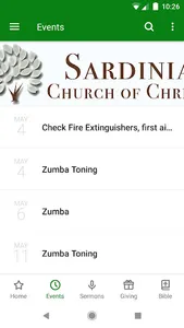 Sardinia Church Of Christ screenshot 1