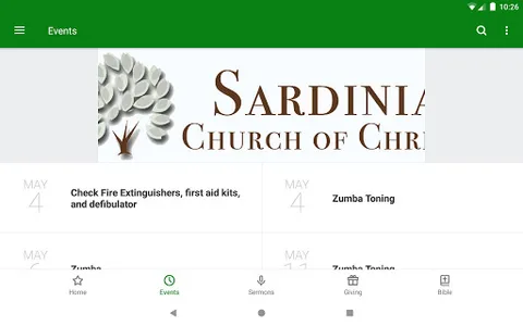 Sardinia Church Of Christ screenshot 4